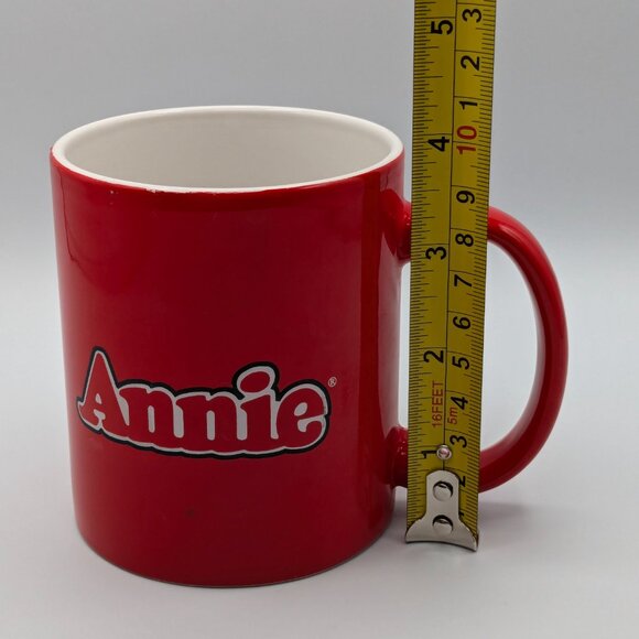 Little Orphan Annie Red Mug by M Ware, Rare - Picture 11 of 11